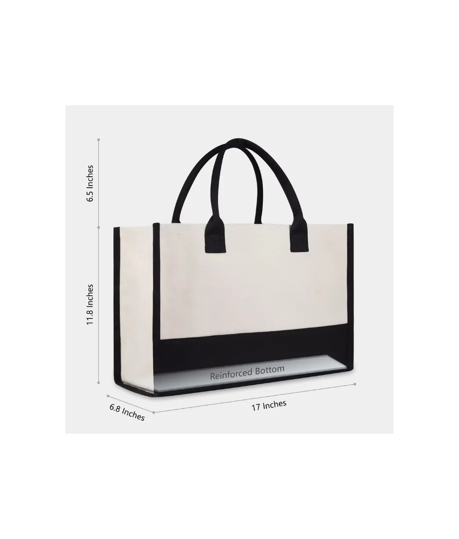 Canvas Tote Bag Reinforced Bottom OEM Bulk for Corporate Promotions - View 1