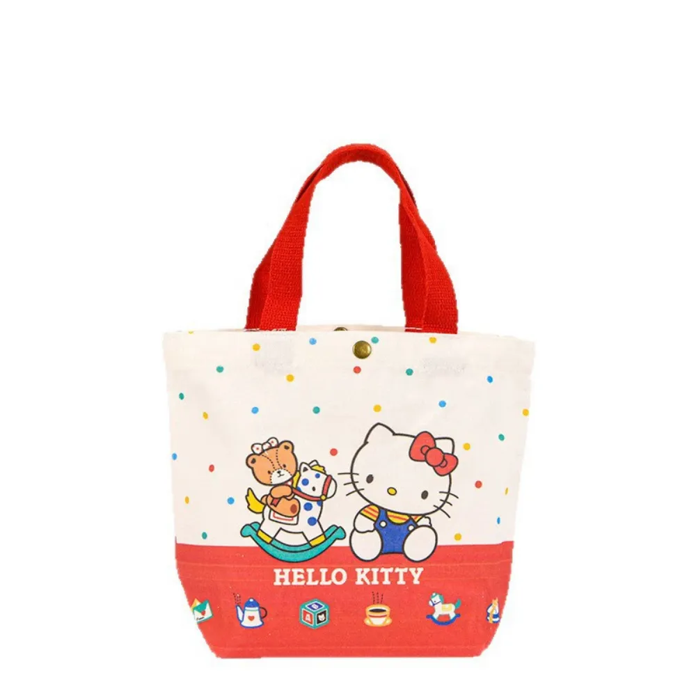Cartoon Canvas Tote Bag OEM Bulk Supply for Corporate Promotions - View 1