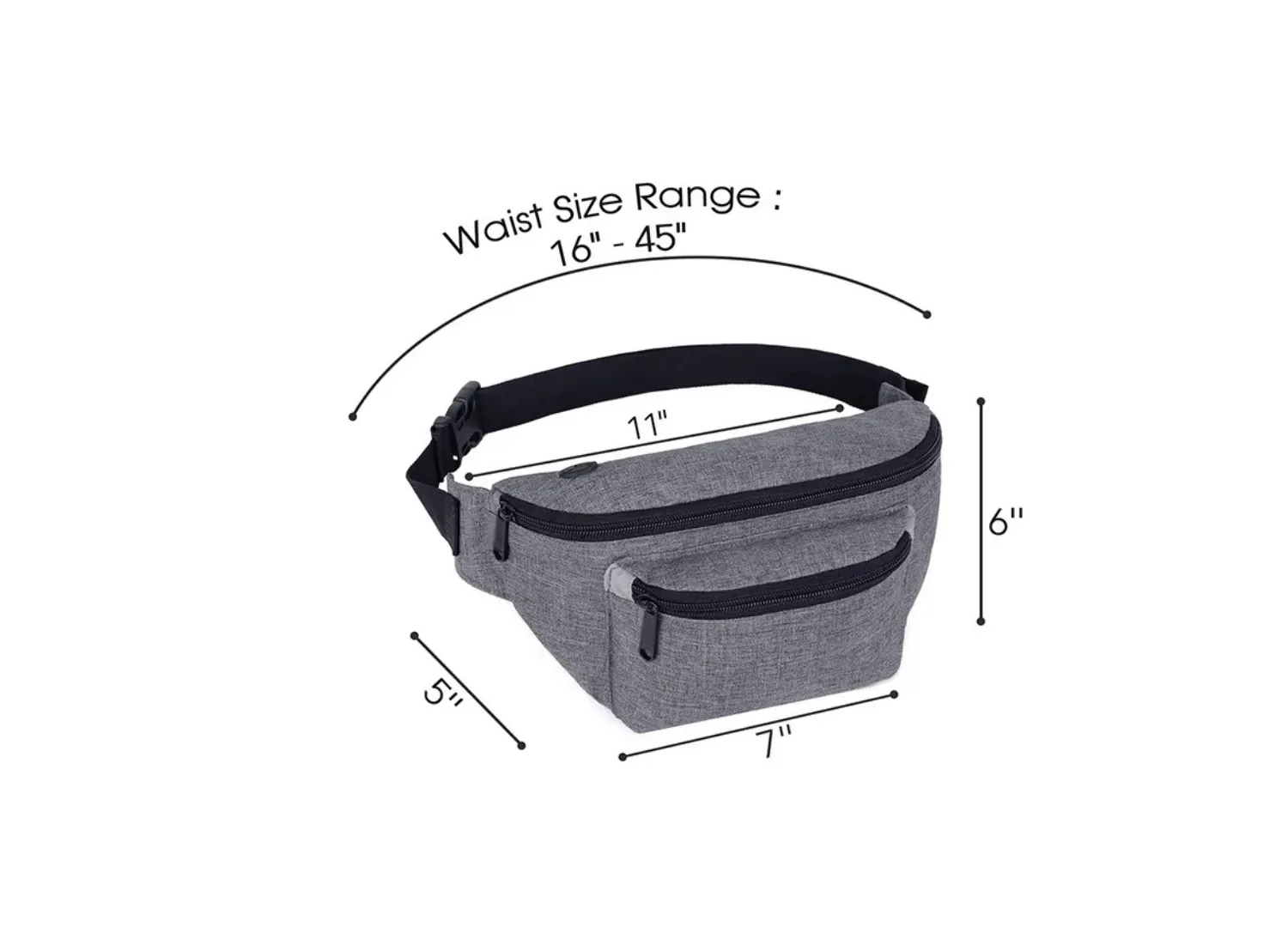 Fanny Pack Polyester Utility OEM Bulk for Outdoor Events - View 2