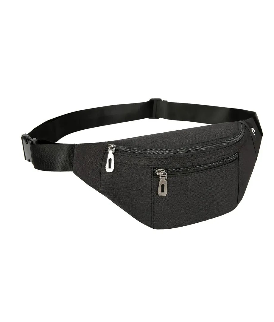 Water-Resistant Nylon Fanny Pack with Hands-Free Storage OEM Bulk for Outdoor Travel - View 6