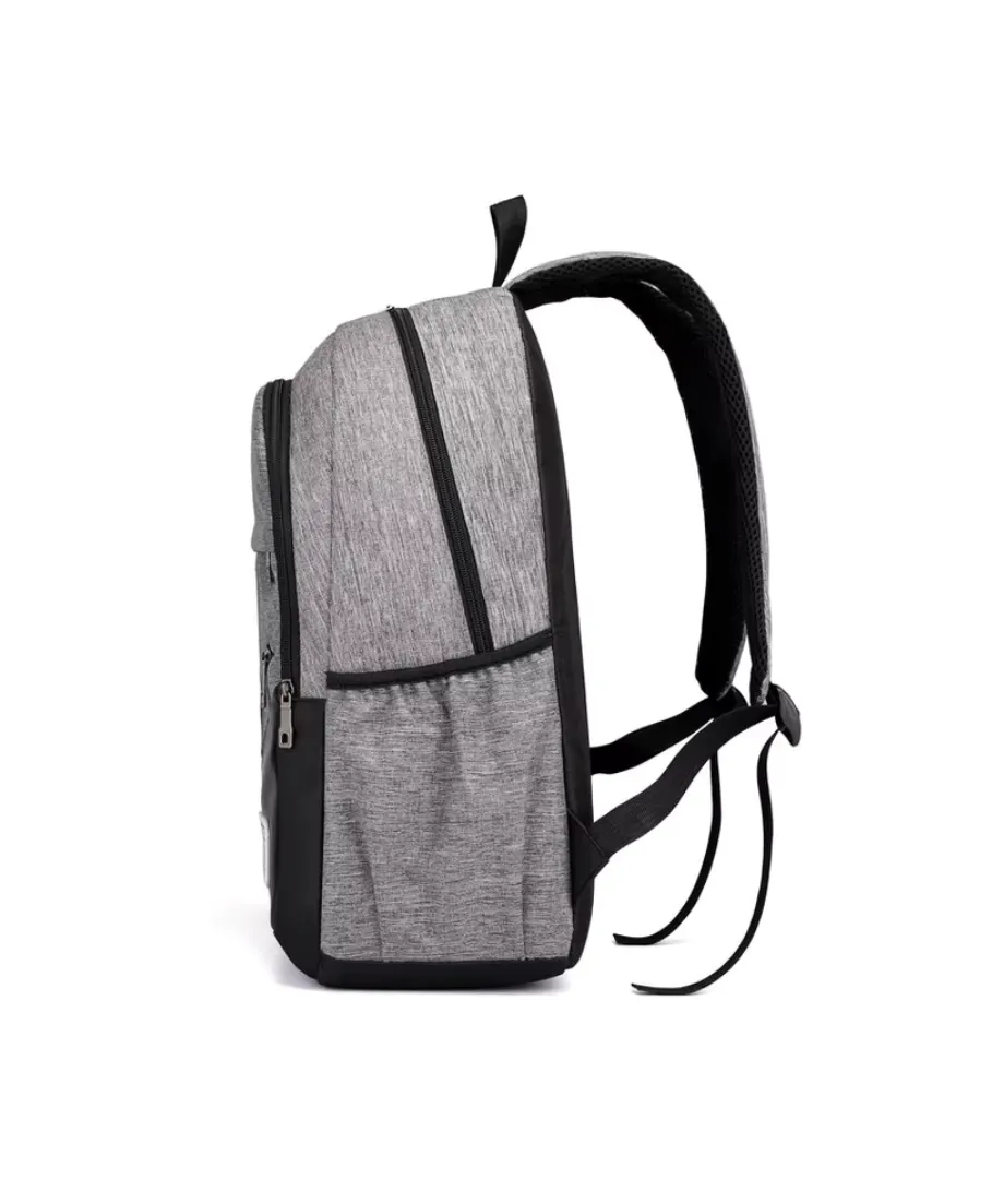 3-Piece Pink Textured Polyester Backpack Set with PU Accents for Corporate Gift Bulk Supply - View 3