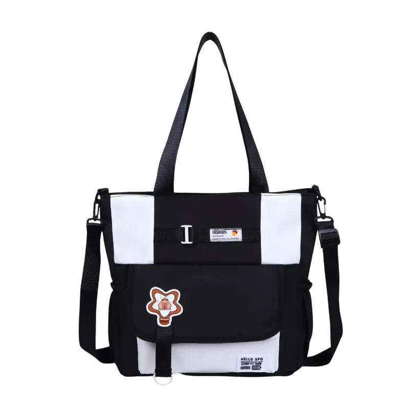 Colorblock Waterproof Tote Bag - View 2