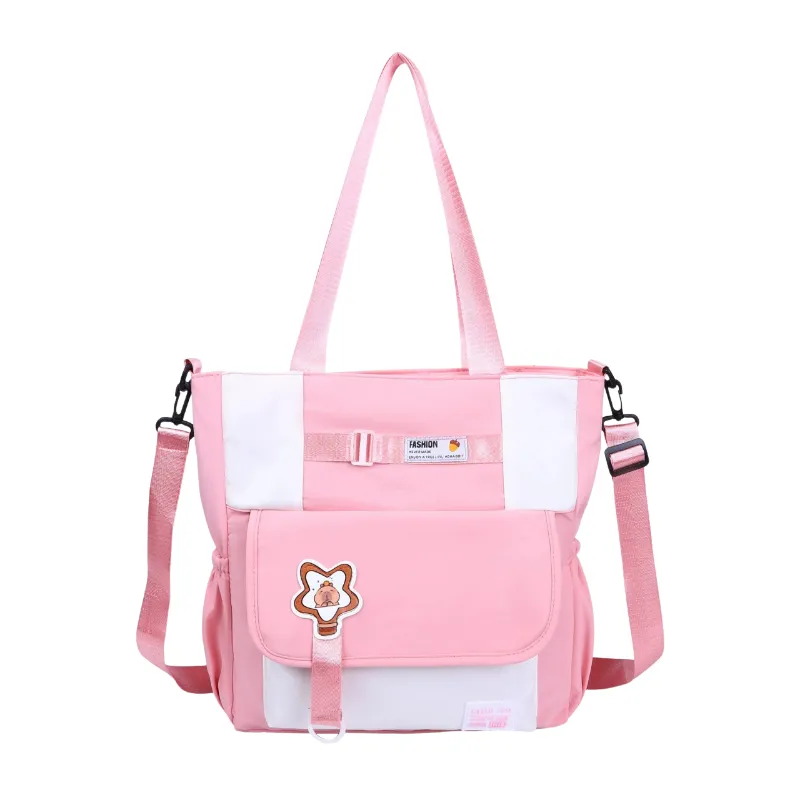 Colorblock Waterproof Tote Bag - View 3