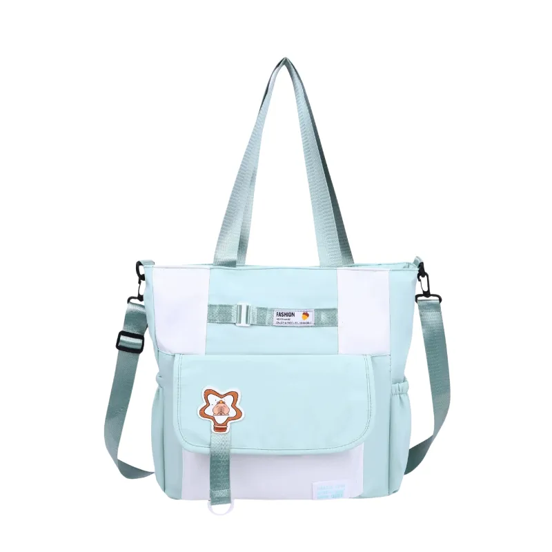 Colorblock Waterproof Tote Bag - View 4