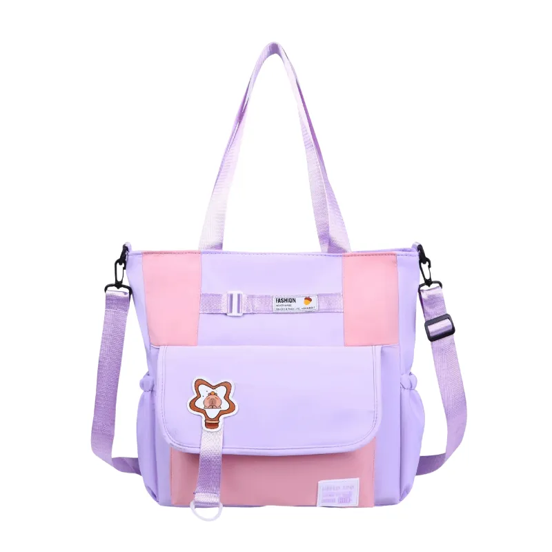Colorblock Waterproof Tote Bag - View 5