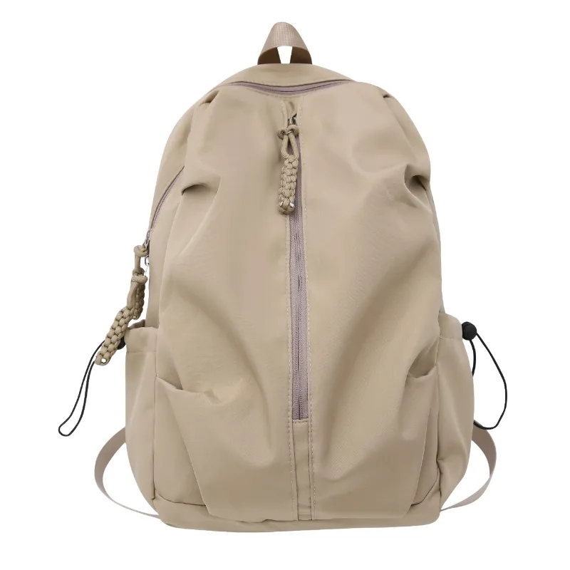 Compact Nylon Casual Backpack - View 1