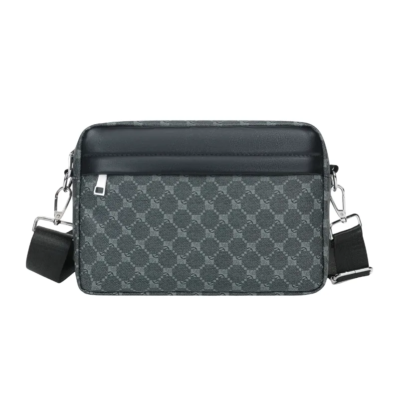 Checkered Spliced Crossbody Bag - View 4