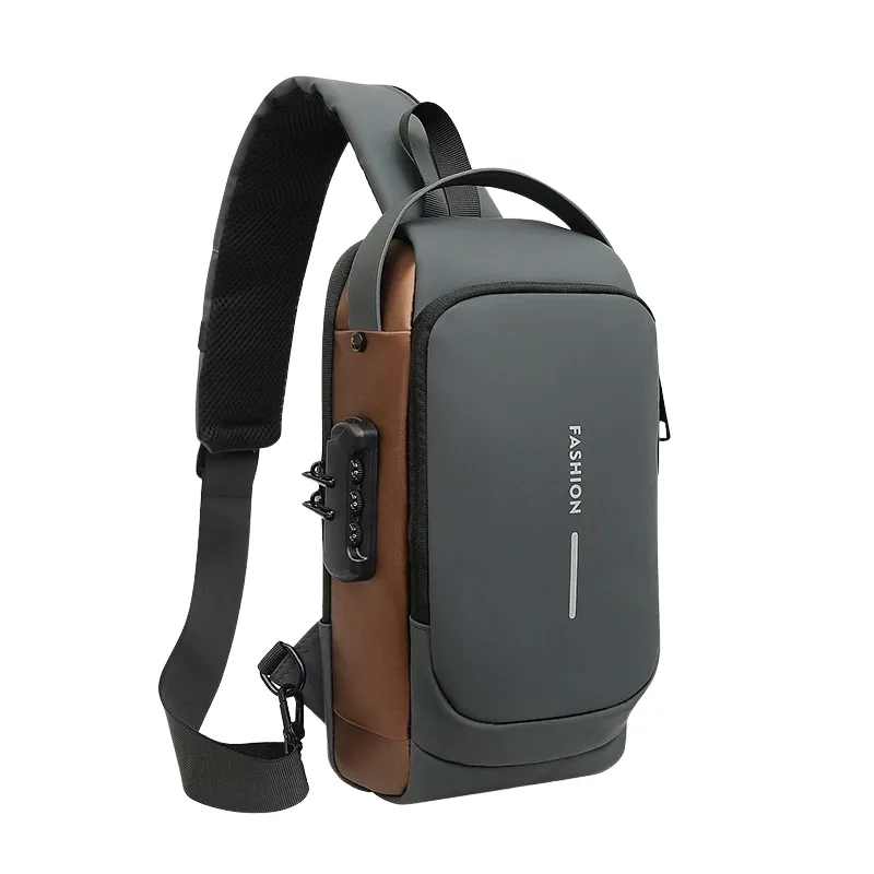 Anti-Theft Fashion Business Crossbody Bag - View 1