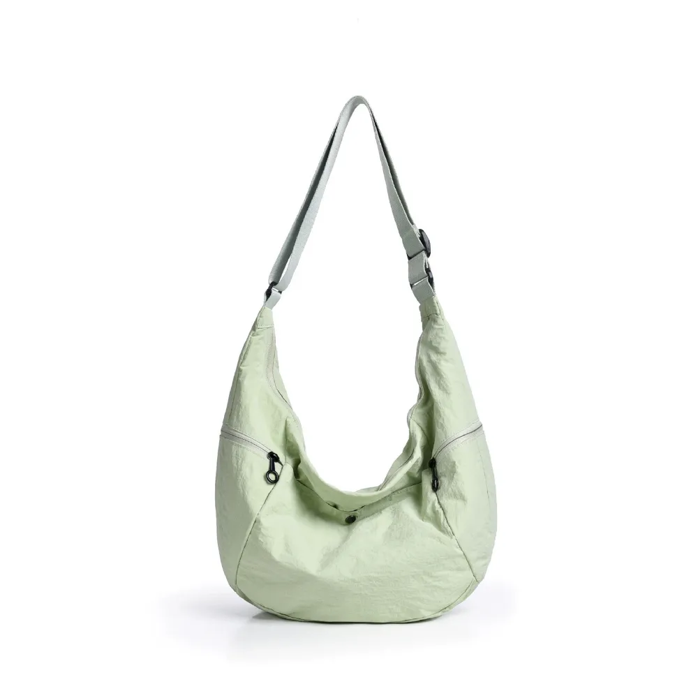 Black Waterproof Dumpling Crossbody Bag - View 4