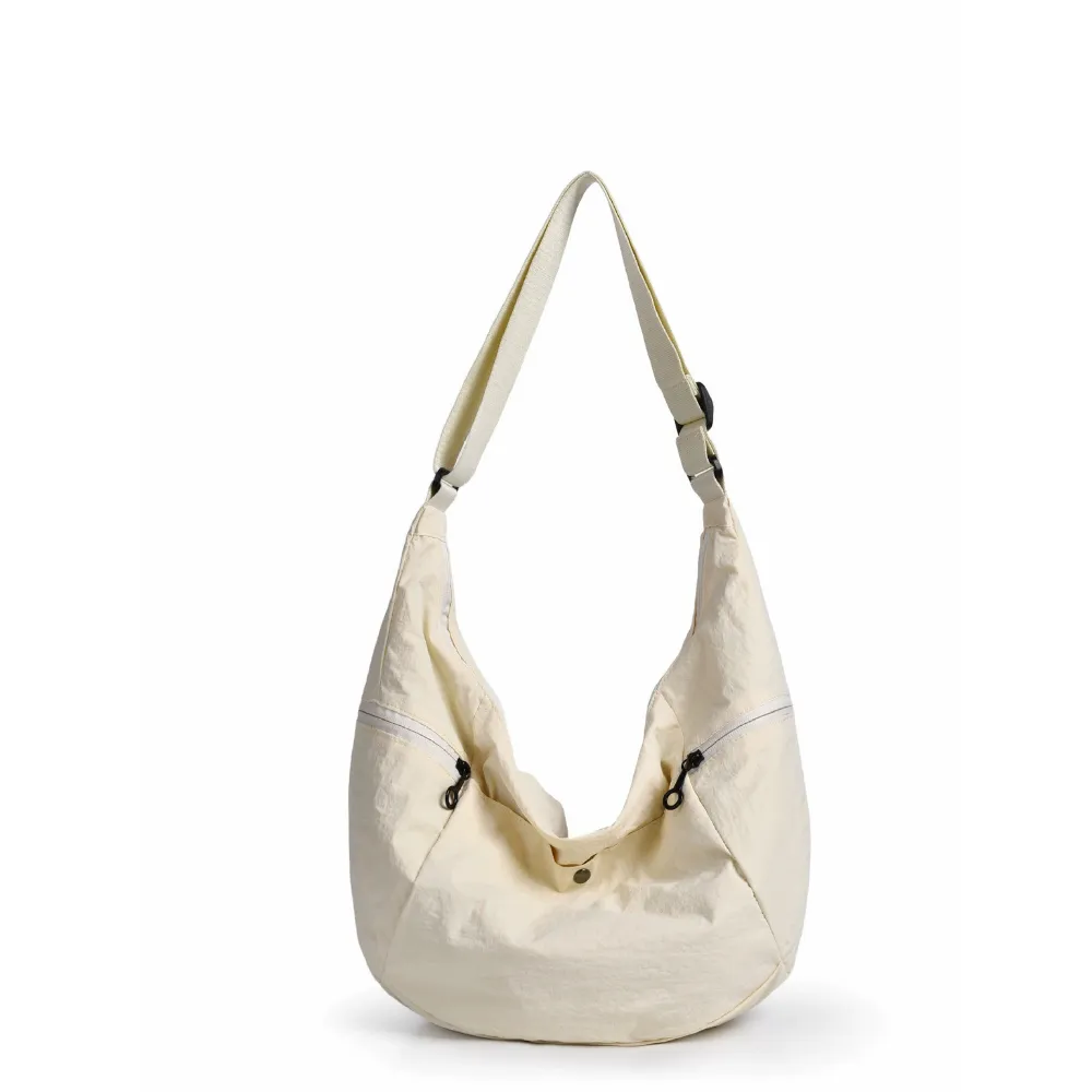 Black Waterproof Dumpling Crossbody Bag - View 5