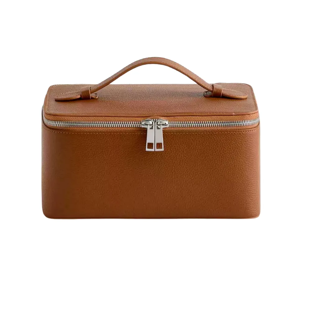 PU Makeup Bag with Handle - View 4