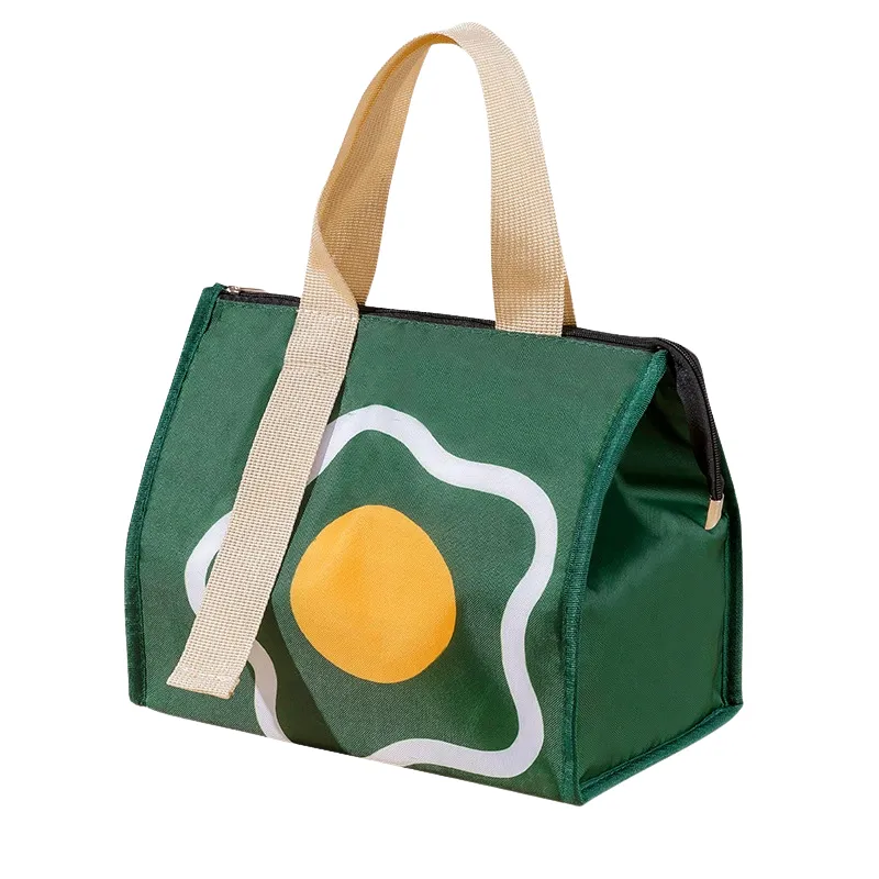 Cartoon Fried Egg Insulated Lunch Bag - View 1