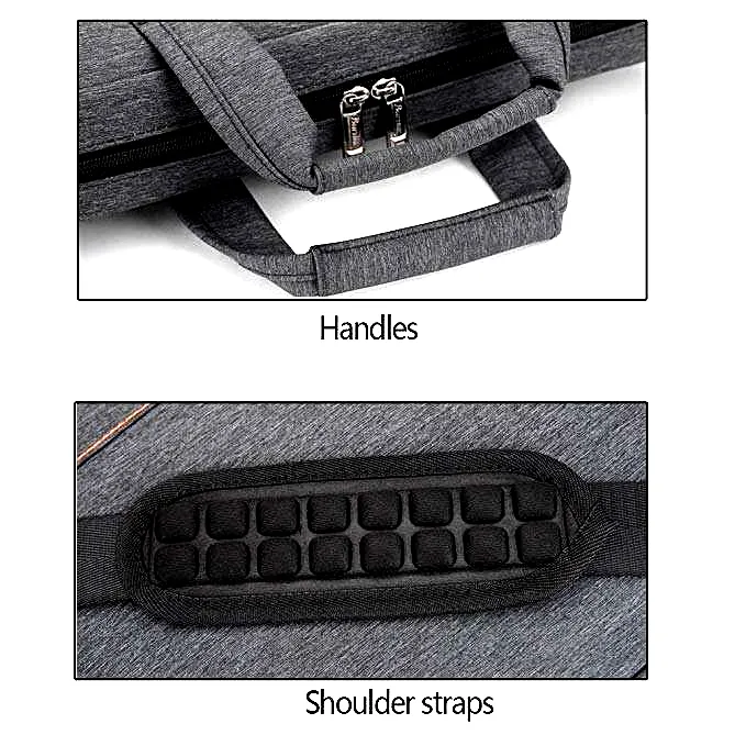 17 Inch Business Laptop Bag for Men - Water-Resistant Briefcase - View 5