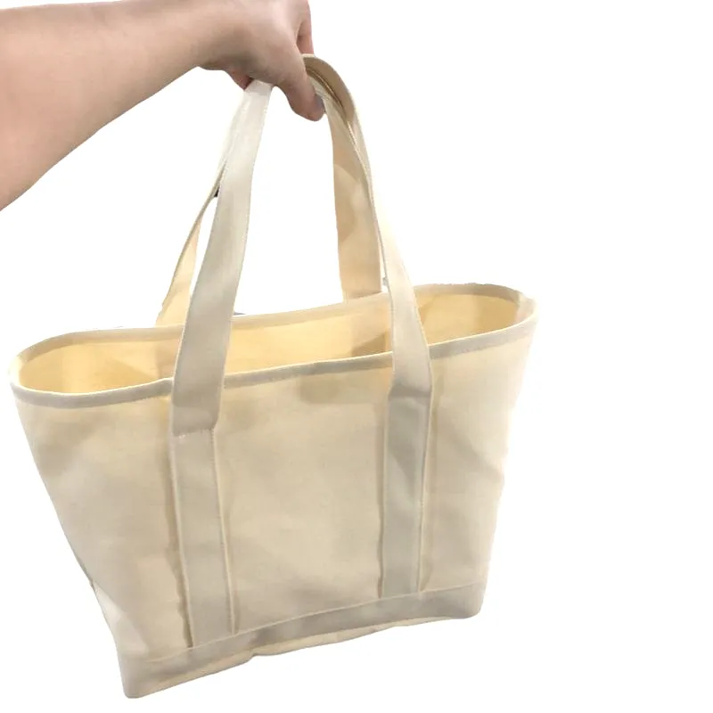 Wholesale Custom Cotton Canvas Tote Bag for Daily & Shopping Use - View 3