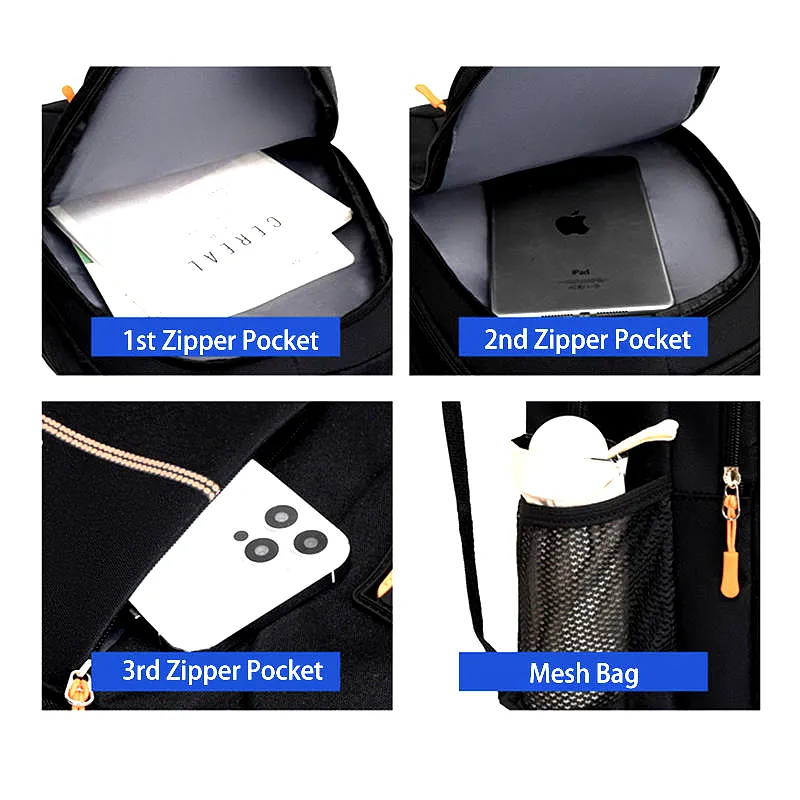 Wholesale Sporty Oxford Backpack for Students & Travel - View 5