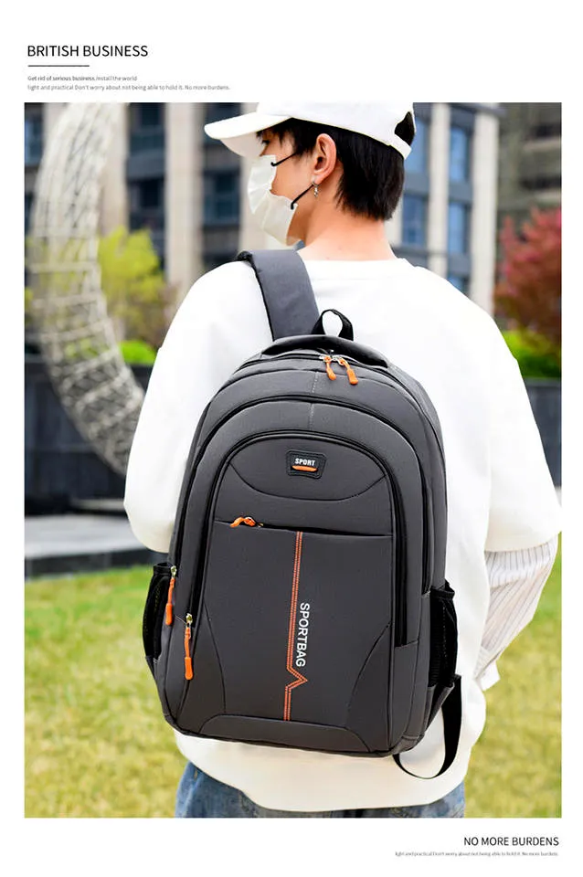 Wholesale Sporty Oxford Backpack for Students & Travel - View 2