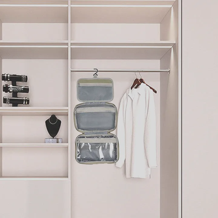 Custom Wholesale Multi Compartment Cosmetic Bag for Purse - View 3