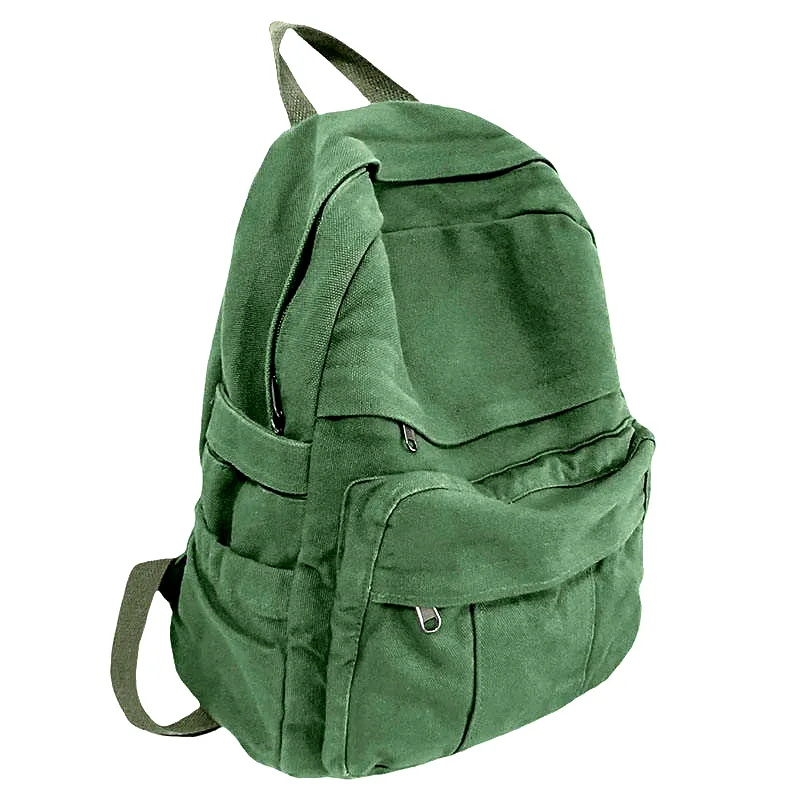 Wholesale Retro Canvas Backpack for Women College Students Travel - View 1