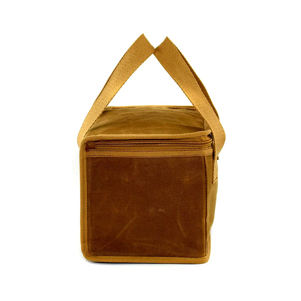 Wholesale Waxed Canvas Insulated Lunch Bag for Picnic - View 3