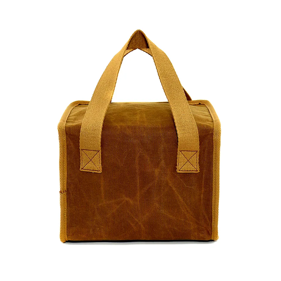 Wholesale Waxed Canvas Insulated Lunch Bag for Picnic - View 4